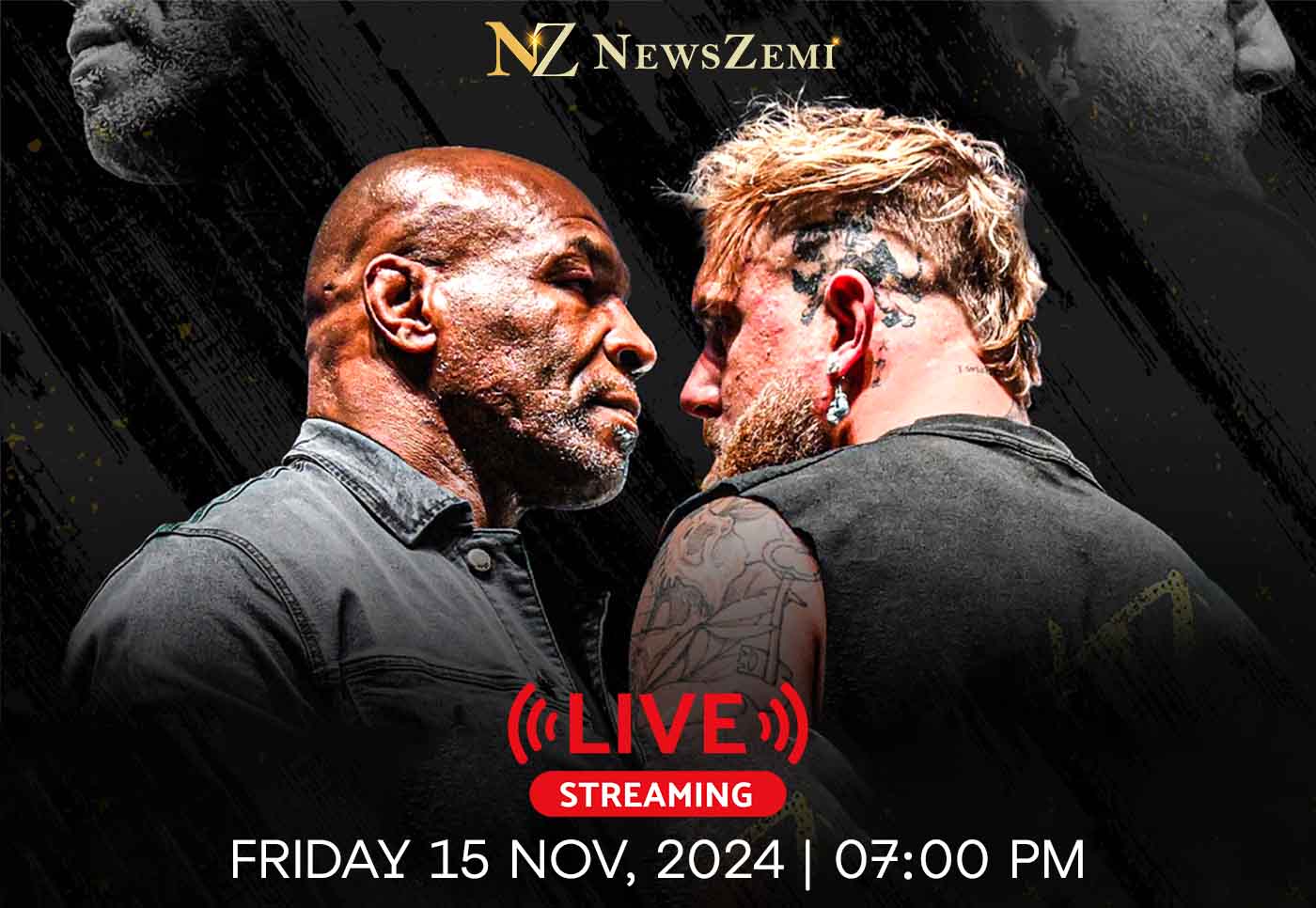 Mike Tyson vs Jake Paul Live Stream – 15th Nov Ultimate Showdown